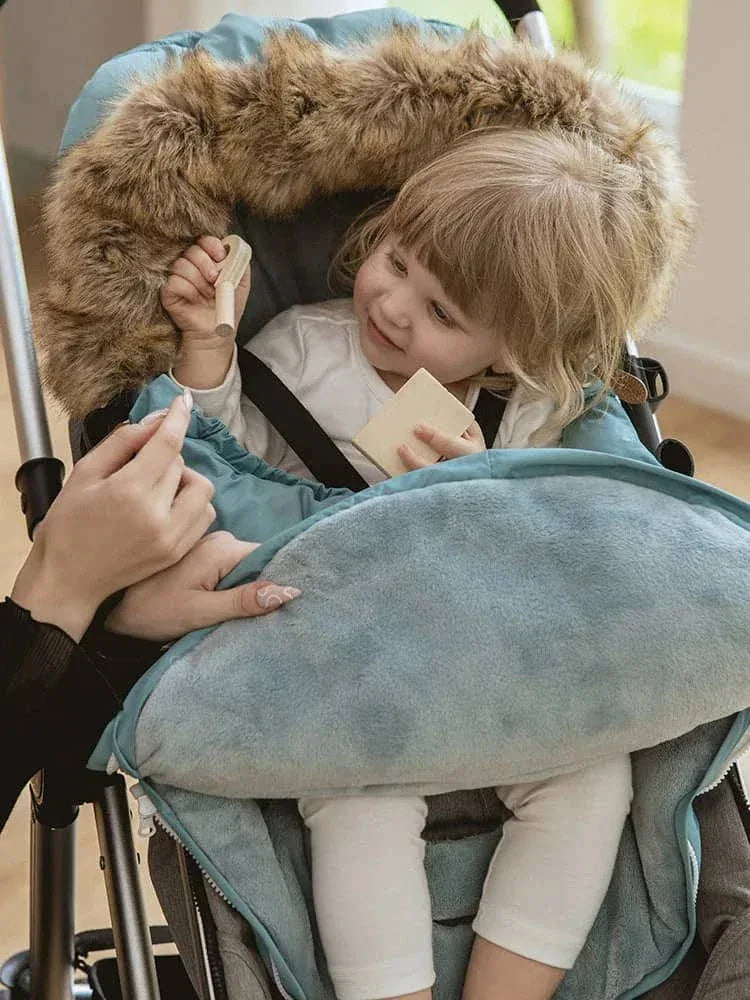 Cozy Quilted Baby Stroller Swaddle for Boys & Girls - The Palm Beach Baby