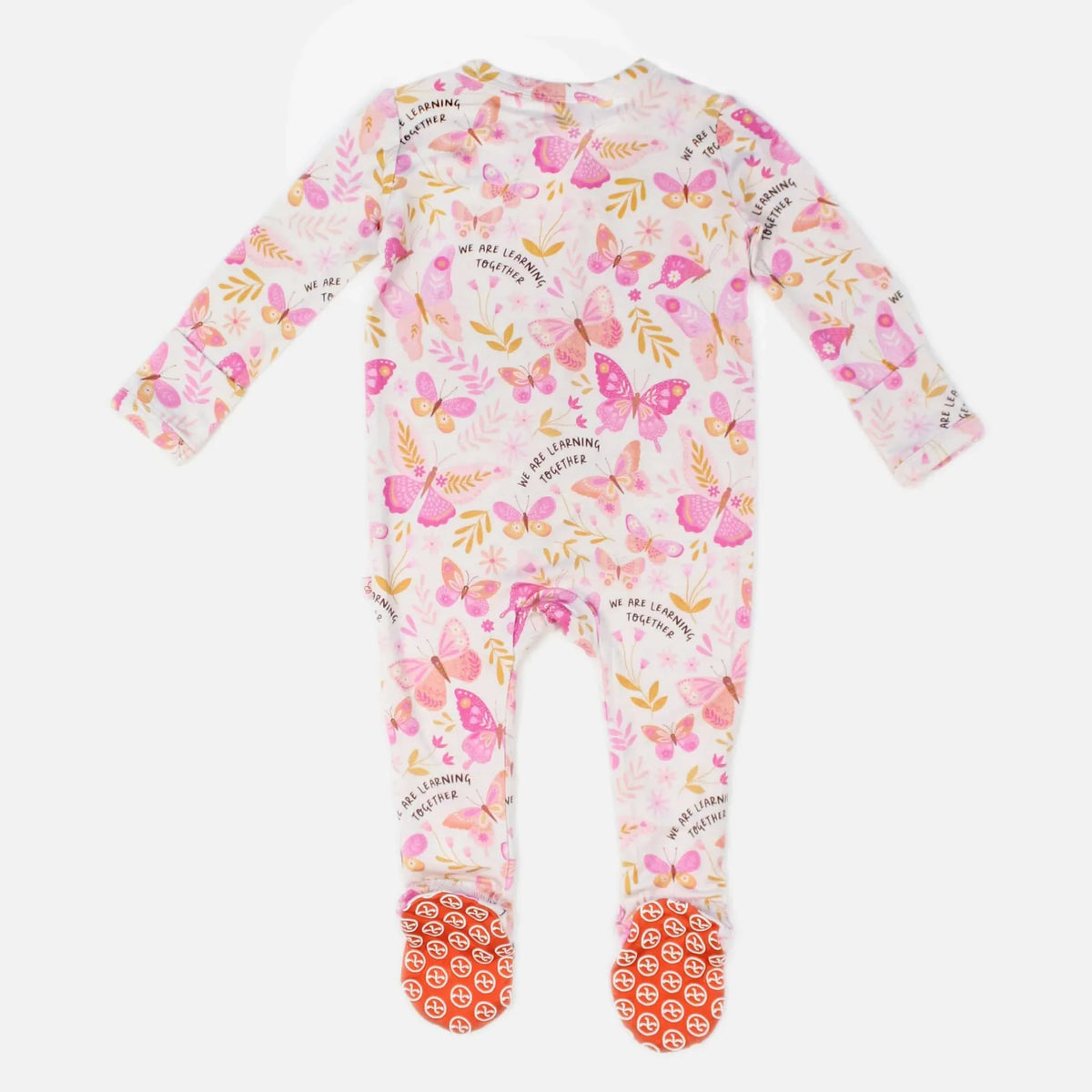 Raising Mama Butterfly Baby Footie Pajamas - Soft & Cozy - The Palm Beach Baby