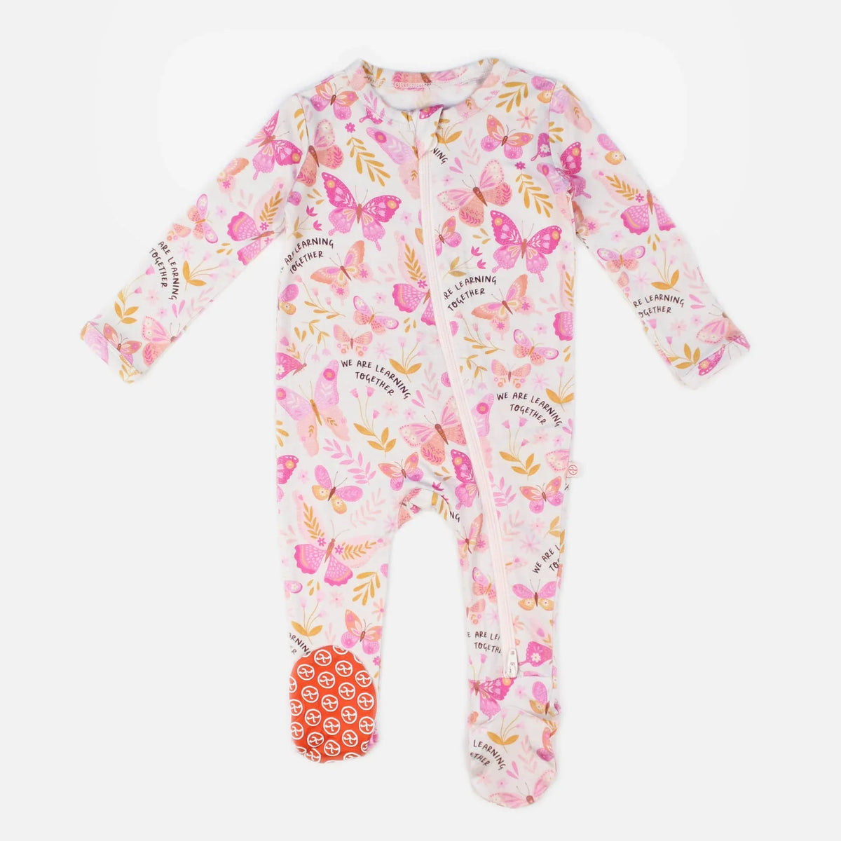 Raising Mama Butterfly Baby Footie Pajamas - Soft & Cozy - The Palm Beach Baby