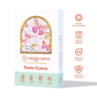 Raising Mama Butterfly Baby Footie Pajamas - Soft & Cozy - The Palm Beach Baby