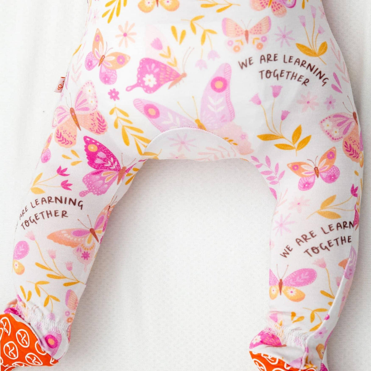 Raising Mama Butterfly Baby Footie Pajamas - Soft & Cozy - The Palm Beach Baby