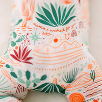 Raising Mama Desert Cactus Baby Footie with Zipper - The Palm Beach Baby