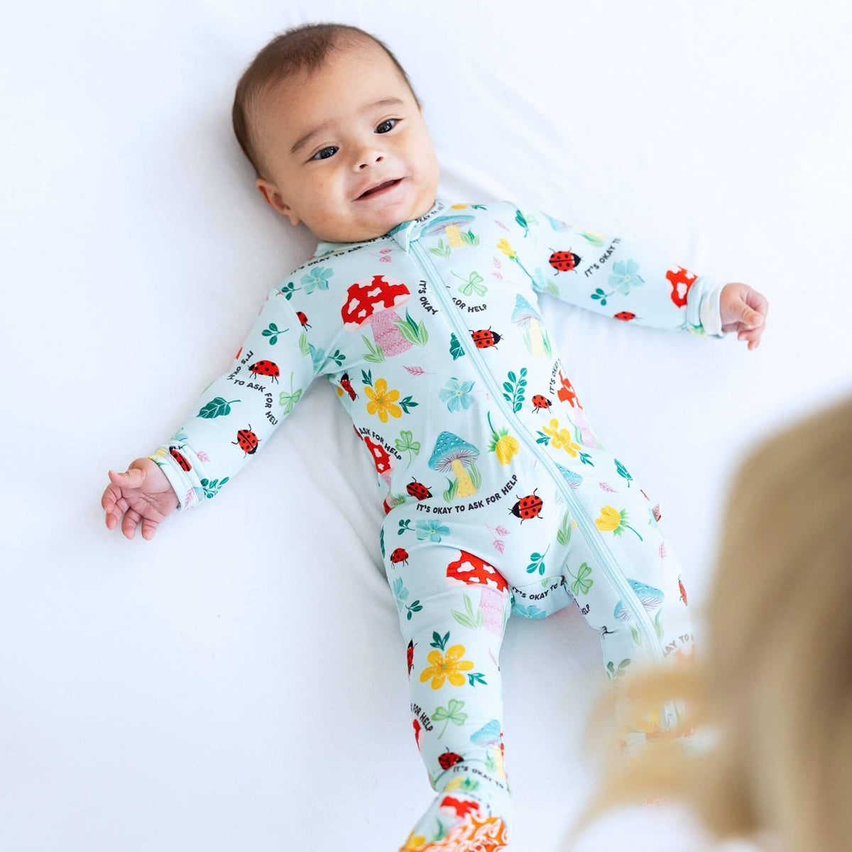 Raising Mama Magic Mushroom Baby Footie - Soft & Cute - The Palm Beach Baby