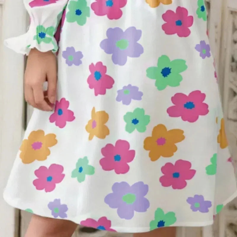 The Palm Beach Baby Retro Flower Girls Dress - Stylish & Cute - The Palm Beach Baby