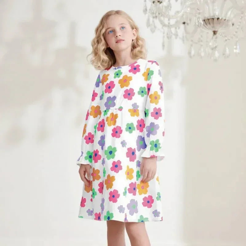 The Palm Beach Baby Retro Flower Girls Dress - Stylish & Cute - The Palm Beach Baby