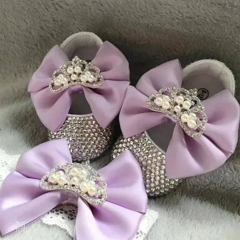 Rhinestone First Walker Shoes Shower Gift Set - The Palm Beach Baby