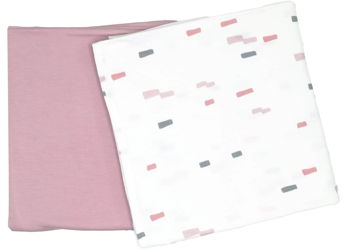 Goosewaddle rose pink baby swaddle blankets made of soft breathable cotton material with solid and patterned designs
