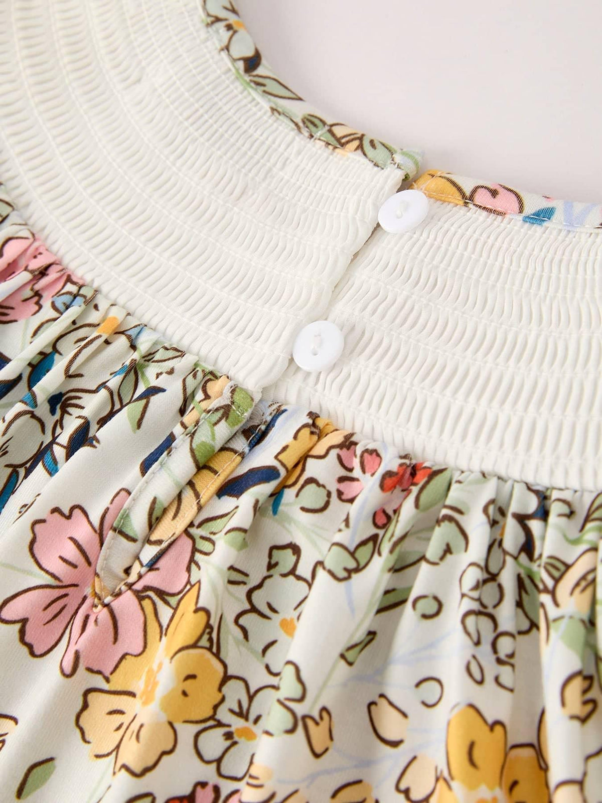 Rylee Faith Designs Embroidered Smocked Dress for Little Girls - The Palm Beach Baby