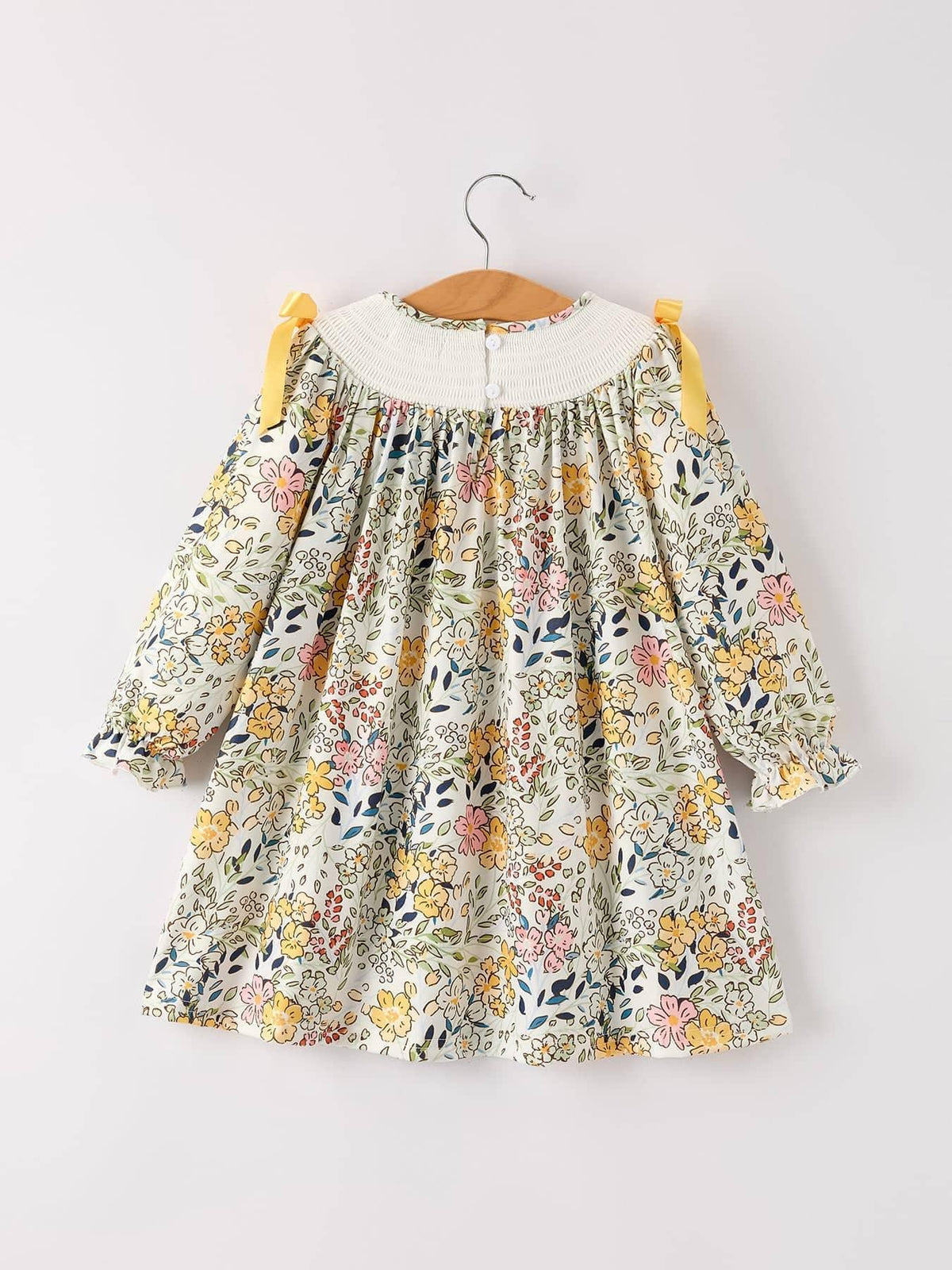 Rylee Faith Designs Embroidered Smocked Dress for Little Girls - The Palm Beach Baby