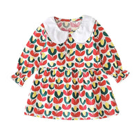 The Palm Beach Baby Girls Floral Print Cotton Dress - The Palm Beach Baby