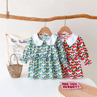 The Palm Beach Baby Girls Floral Print Cotton Dress - The Palm Beach Baby