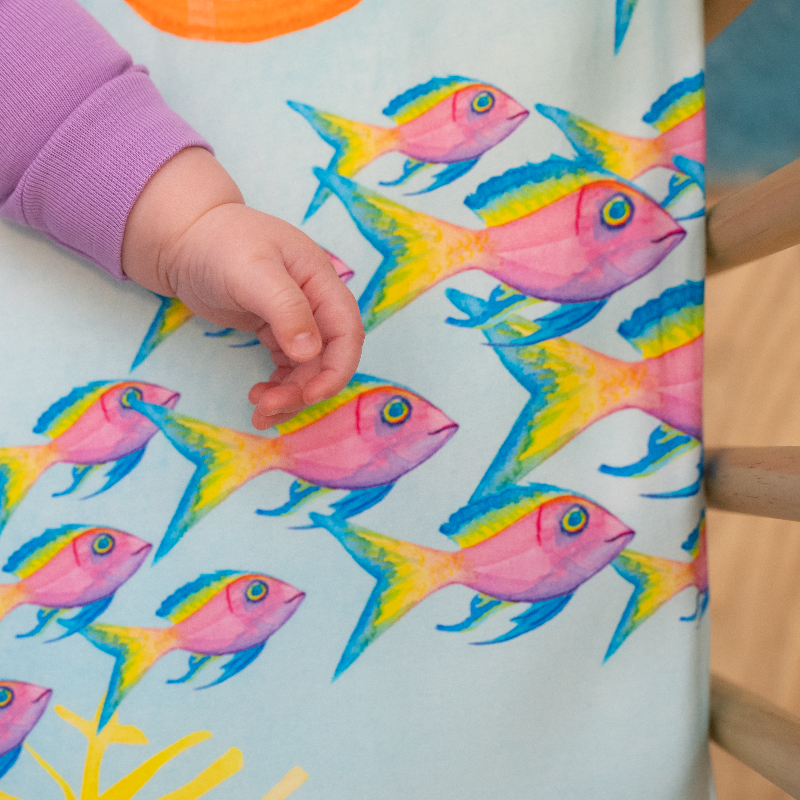 Ocean Crib Sheet: Sea You In My Dreams