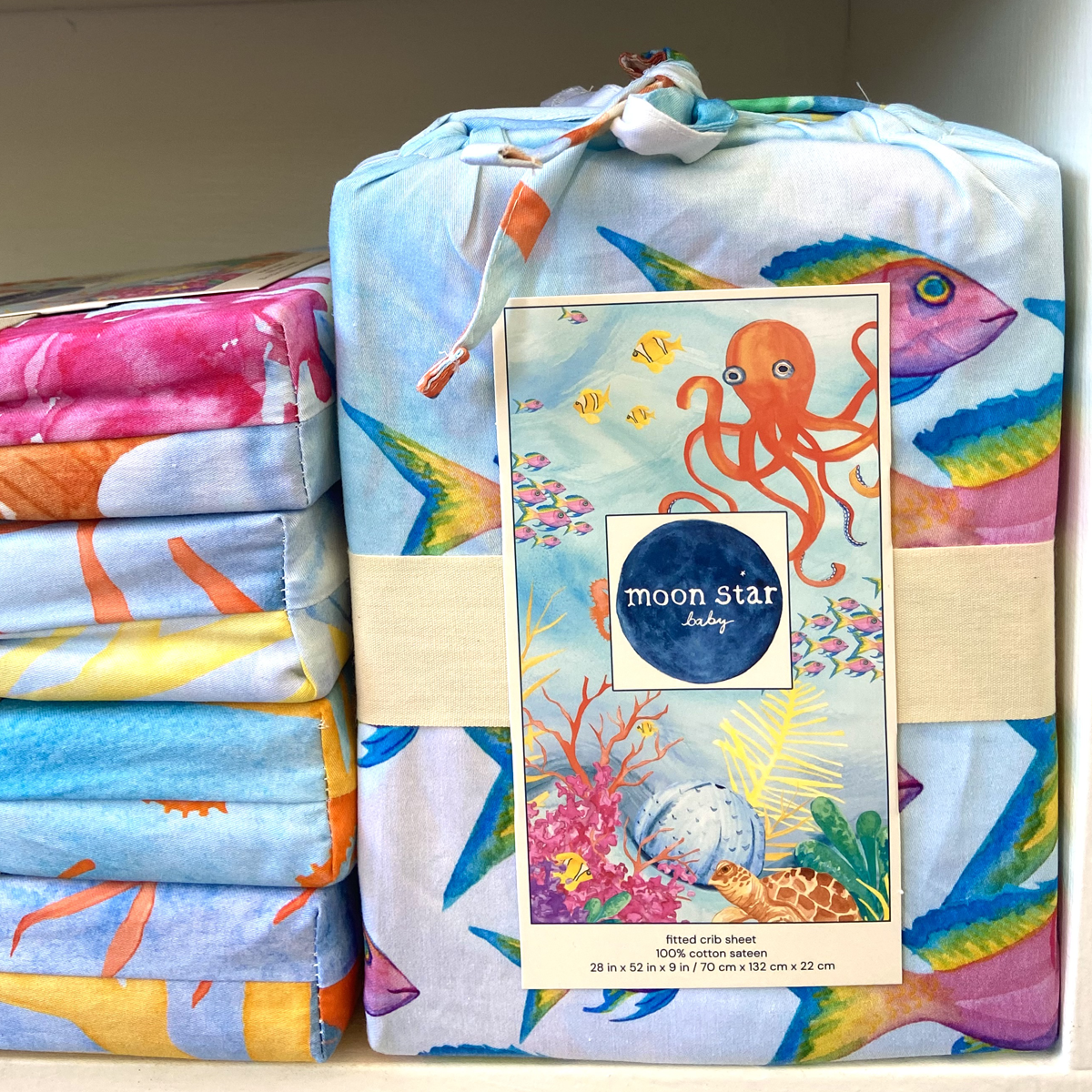 Ocean Crib Sheet: Sea You In My Dreams