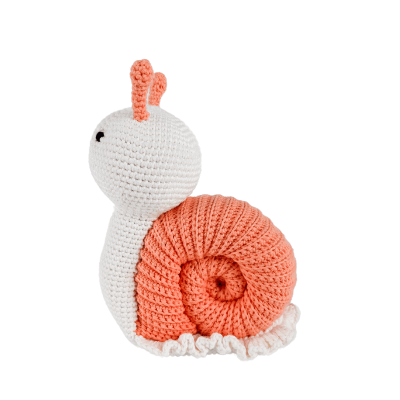 Sheldon The Snail - Handmade Cuddly Companion