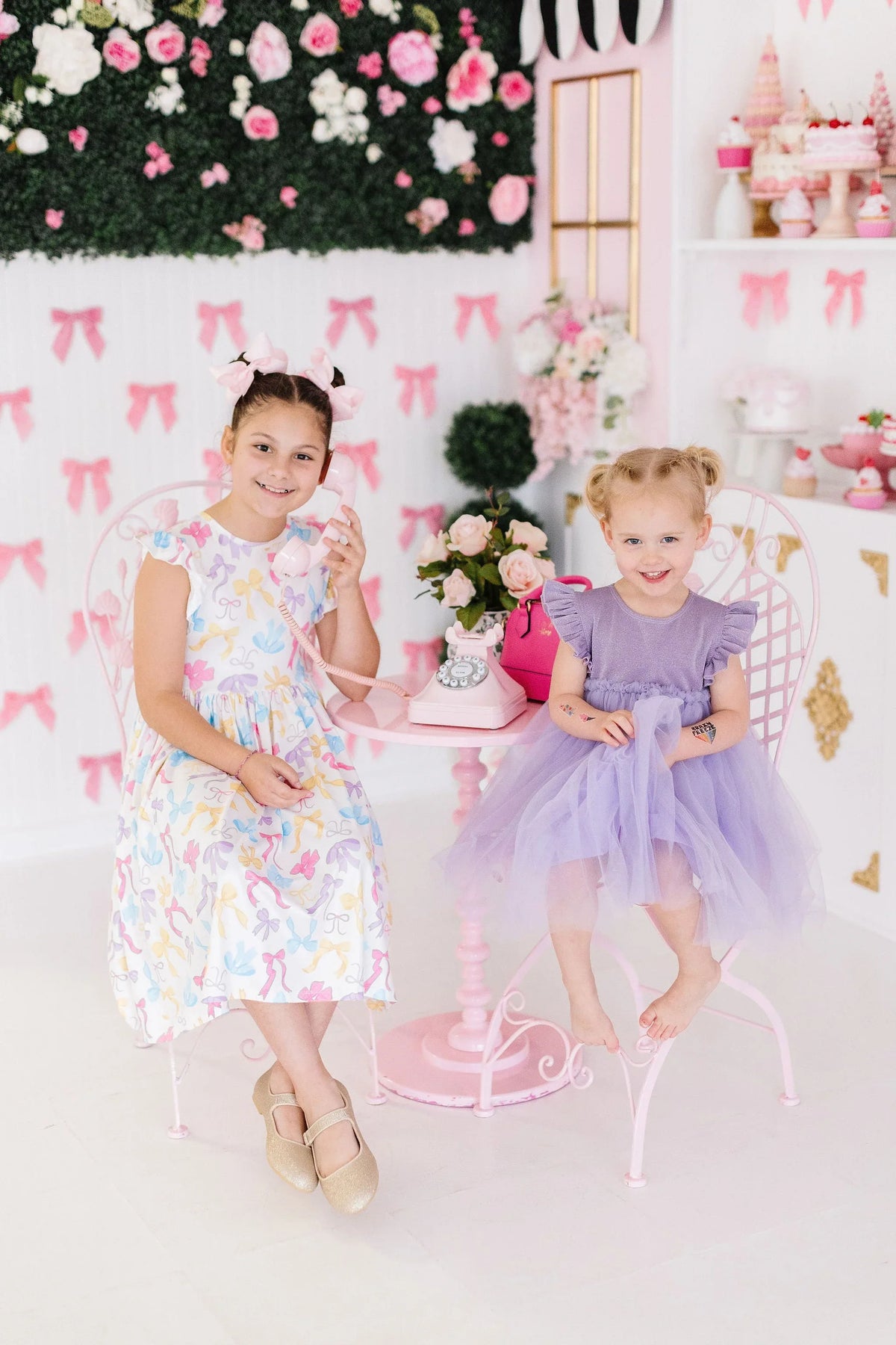 Girls lavender shimmer party dress for girls with tutu skirt, ages toddler to young child