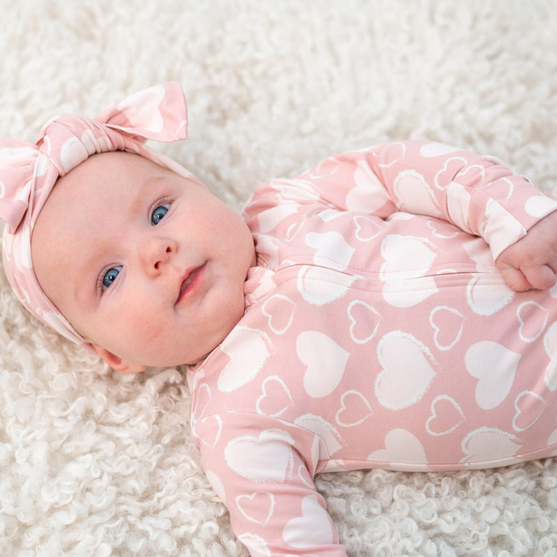So Much Love Convertible Romper - The Palm Beach Baby Sweet Bamboo