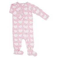 So Much Love Zipper Footie