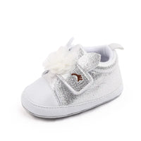  soft sole baby shoes with flower decoration for infants