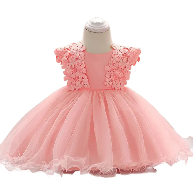 Geneva Lace Special Occasion Dress For Girls - 2 Elegant Colors - The Palm Beach Baby Estimated 19 - 30 Day Shipping