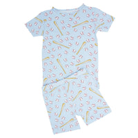 Classic Baseball Summer Pajama Set - The Palm Beach Baby