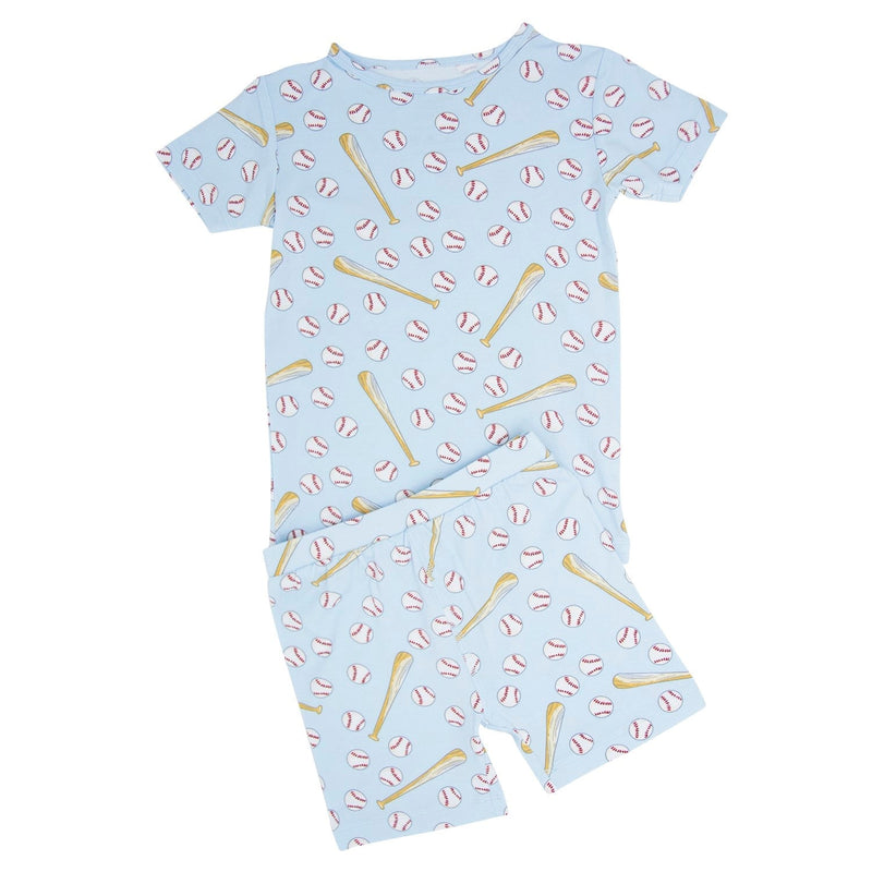 Classic Baseball Summer Pajama Set - The Palm Beach Baby