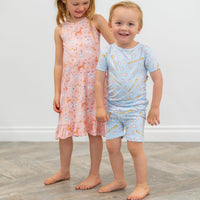 Classic Baseball Summer Pajama Set - The Palm Beach Baby