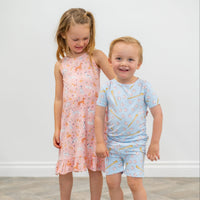 Classic Baseball Summer Pajama Set - The Palm Beach Baby