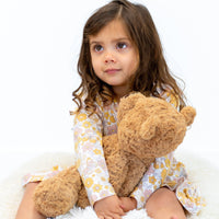Retro Vintage Flowers Swirly Girl Dress - The Palm Beach Baby