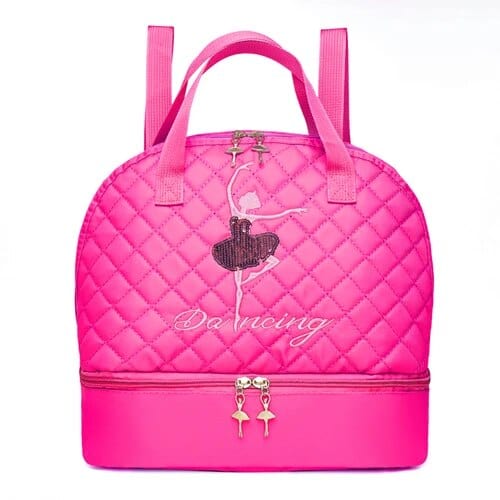 babies and kids accessories rose dancer image Quilted Ballerina-Themed Backpack -The Palm Beach Baby