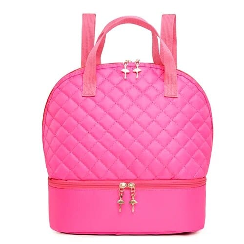 babies and kids accessories rose no image Quilted Ballerina-Themed Backpack -The Palm Beach Baby