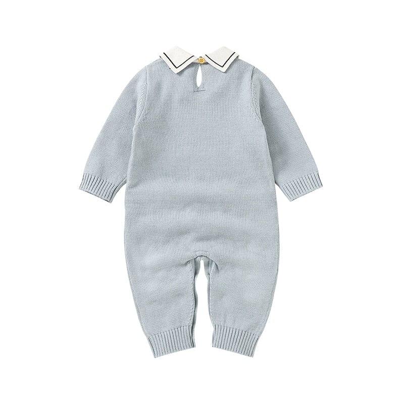 babies and kids Clothing "Mr. Mouse" Sweater Knit Romper -The Palm Beach Baby