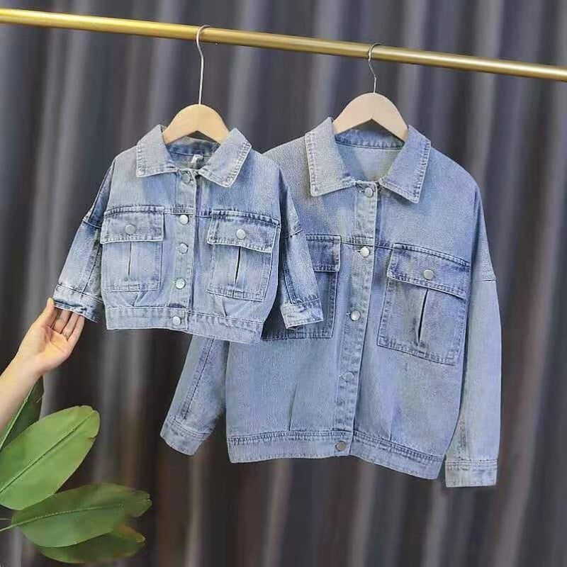 baby kids clothes "Aborably Jean" Girl's Denim Jacket -The Palm Beach Baby