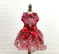 DIVA Pet - "Sophia-Marie" Embroidered Pet Occasion Dress - The Palm Beach Baby