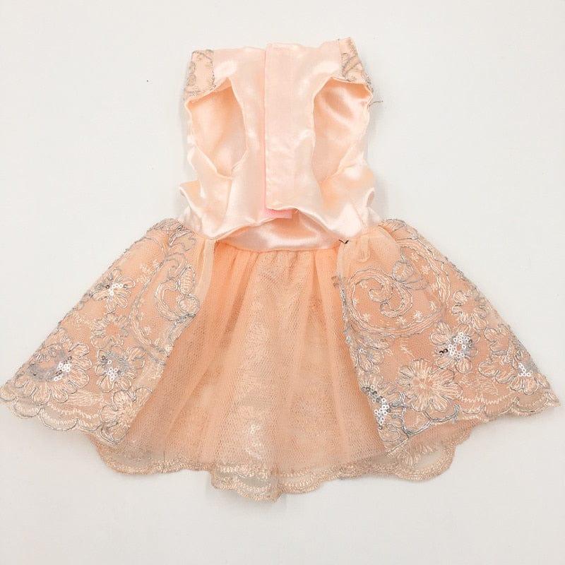 DIVA Pet - "Sophia-Marie" Embroidered Pet Occasion Dress - The Palm Beach Baby