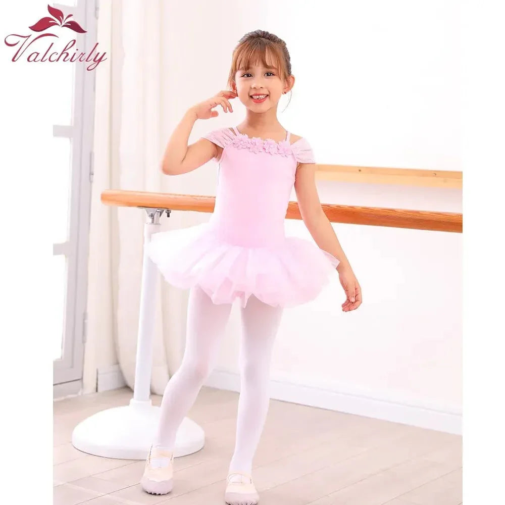 Giana Girls Ballet Tutu Dress Rosette Soft Comfort  The Palm Beach Baby