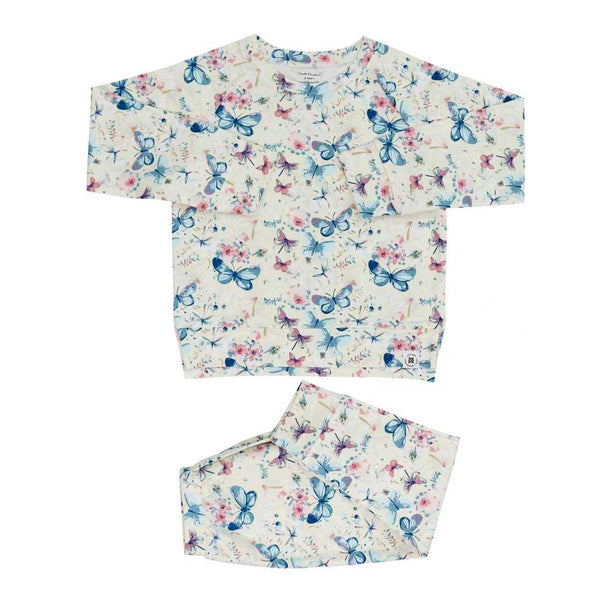 Vanessa Butterfly Crew Neck Jogger Set
