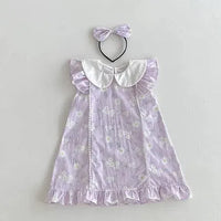 'Eliza Marie' Vintage Floral Sibling Outfit Baby Rompers Sets - 2 Colors - The Palm Beach Baby