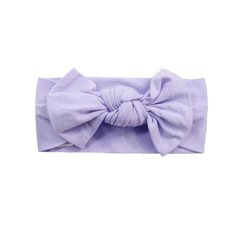 Violets Are Violet Knotted Bow - The Palm Beach Baby Sweet Bamboo