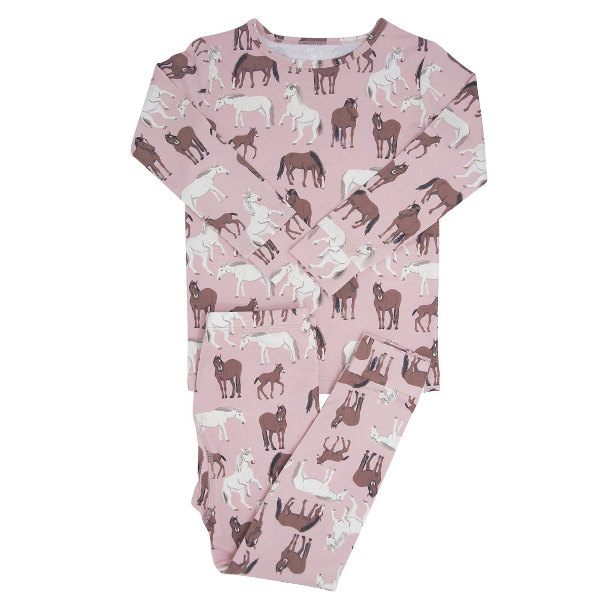 Wild Horses Big Kid Pajama Set - Soft & Comfy
