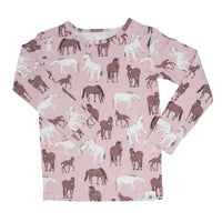 Wild Horses Big Kid Pajama Set - Soft & Comfy