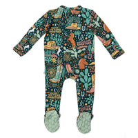 Raising Mama Wild West Baby Footie Pajamas – Cozy & Cute - The Palm Beach Baby