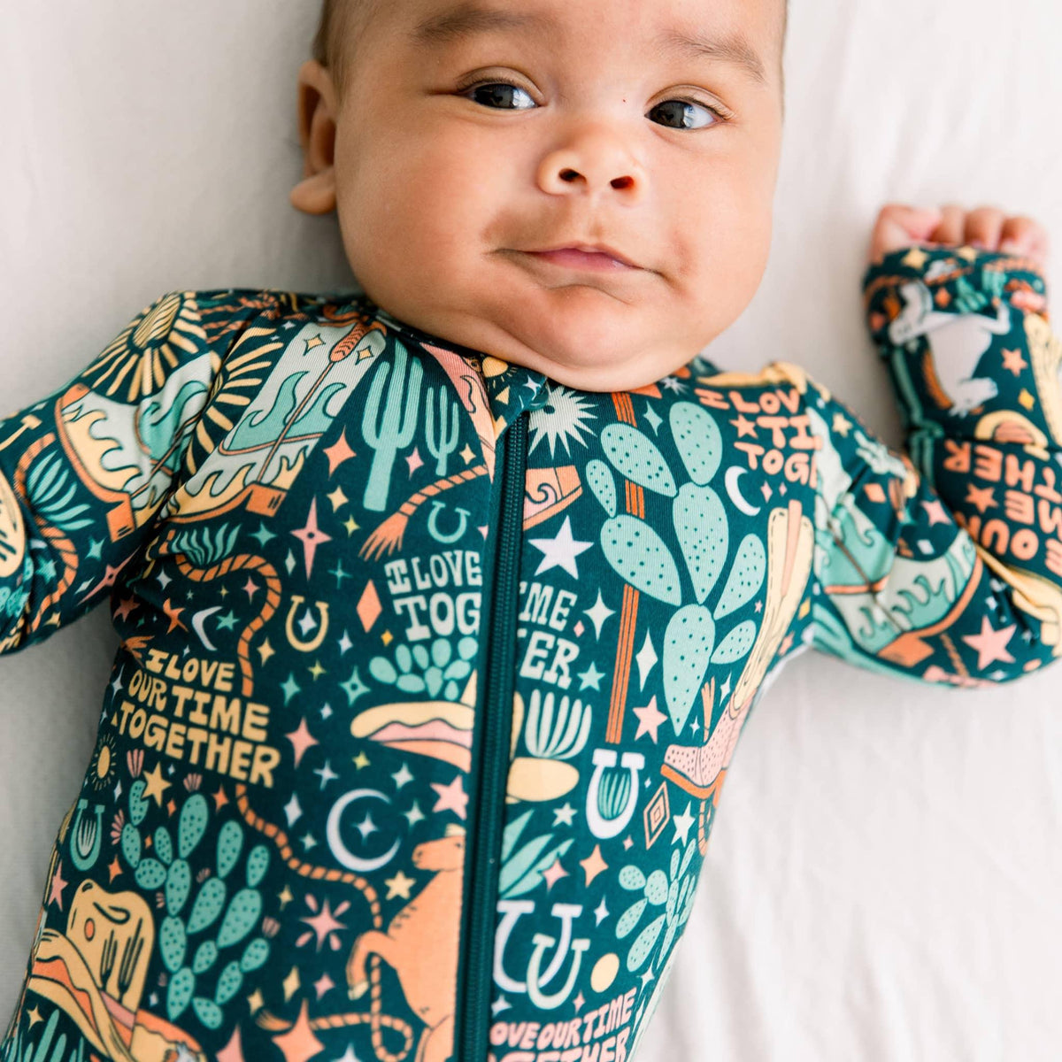 Raising Mama Wild West Baby Footie Pajamas – Cozy & Cute - The Palm Beach Baby