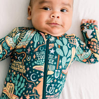 Raising Mama Wild West Baby Footie Pajamas – Cozy & Cute - The Palm Beach Baby