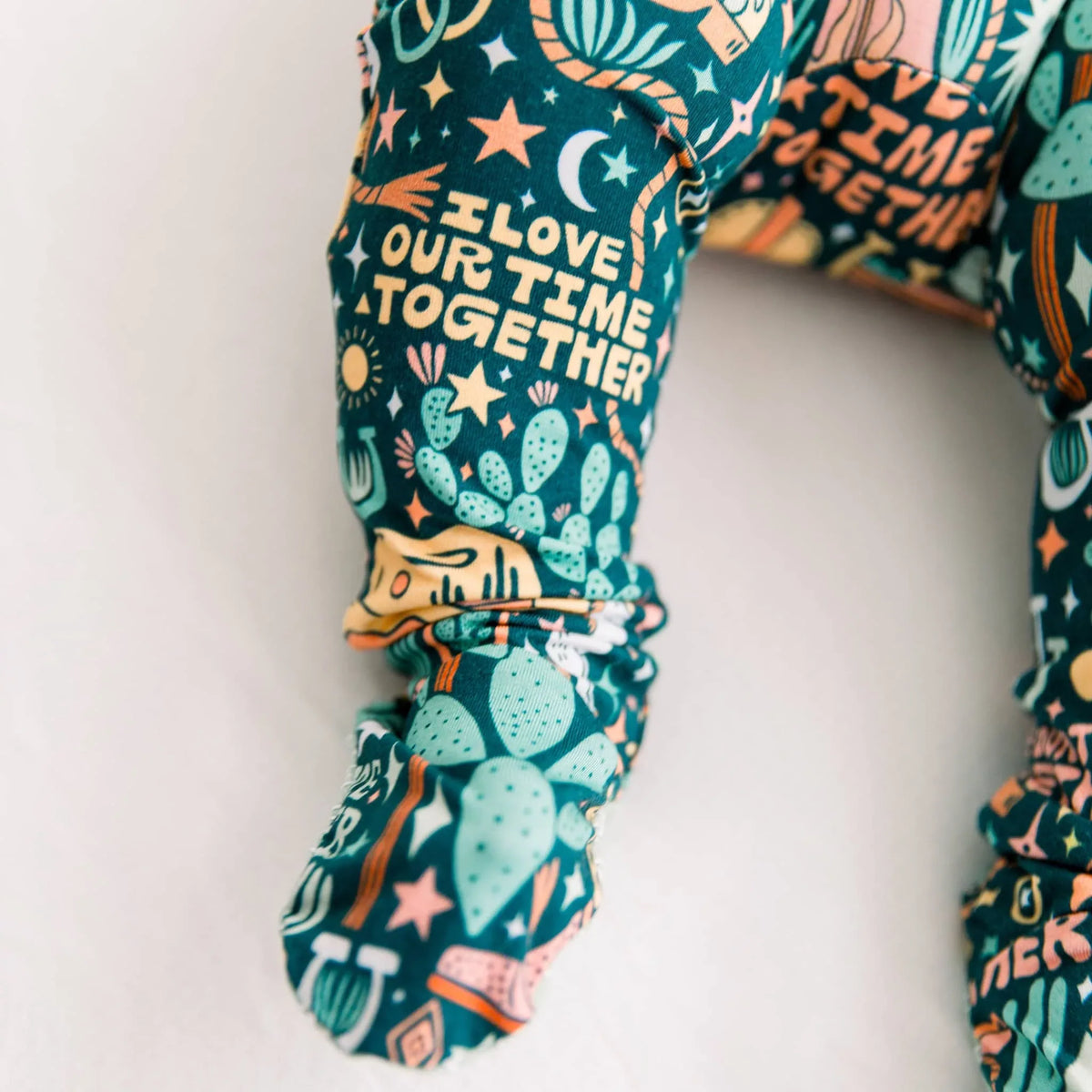 Raising Mama Wild West Baby Footie Pajamas – Cozy & Cute - The Palm Beach Baby