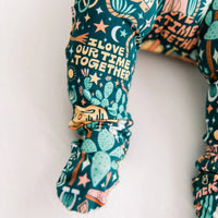 Raising Mama Wild West Baby Footie Pajamas – Cozy & Cute - The Palm Beach Baby
