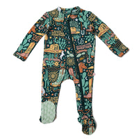 Raising Mama Wild West Baby Footie Pajamas – Cozy & Cute - The Palm Beach Baby