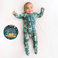 Raising Mama Wild West Baby Footie Pajamas – Cozy & Cute - The Palm Beach Baby