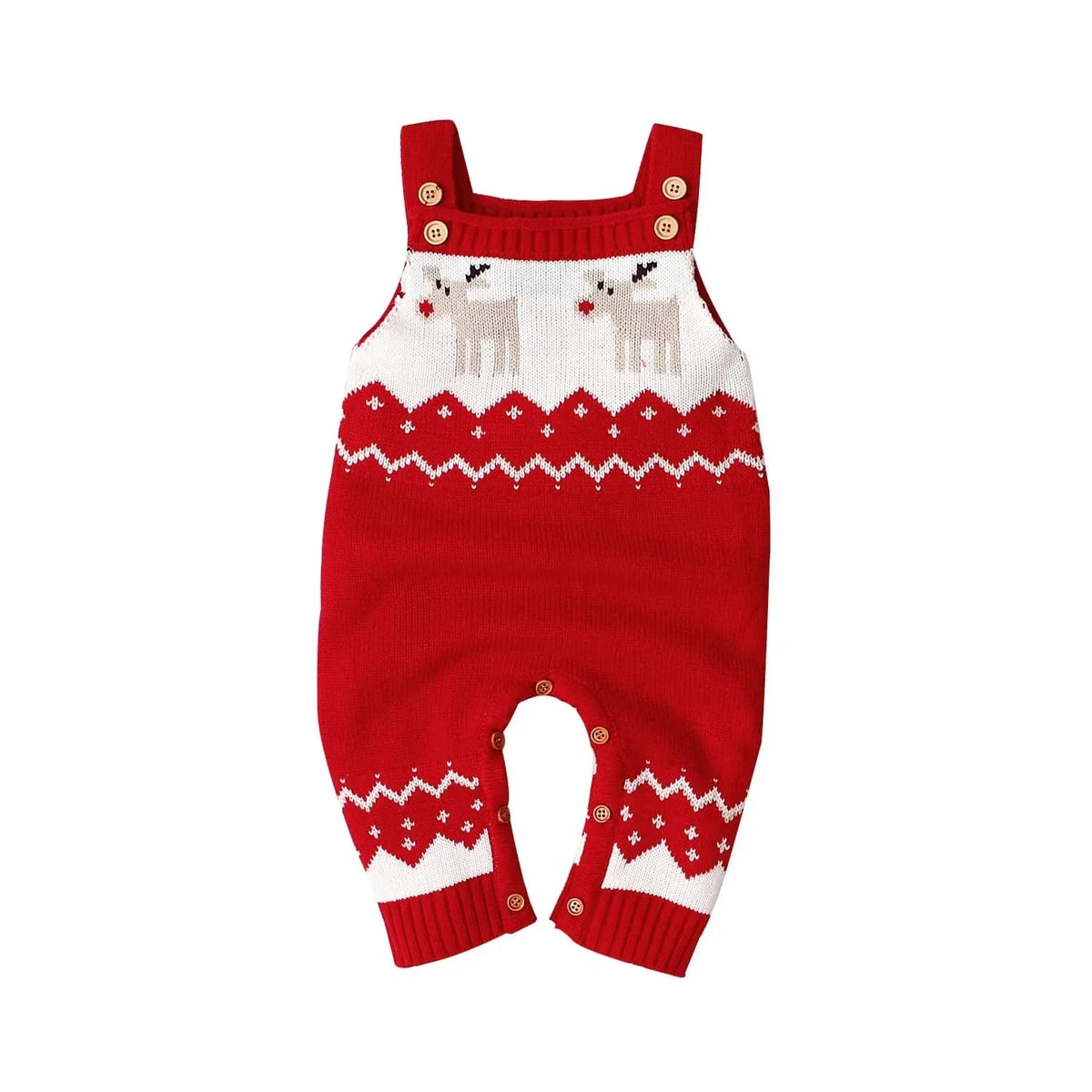 Winter Animals Baby Romper Cozy Knit Infant Outfit - The Palm Beach Baby