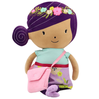 Woodland Princess Plush Doll Soft Toy - The Palm Beach Baby