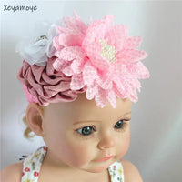 Chic Baby Chiffon Hair Accessories with Beaded Rhinestones for Babies to Toddlers - 24 Colors - The Palm Beach Baby